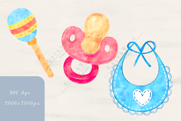 Download Watercolor Boho Baby Clipart - Watercolor boho Collection