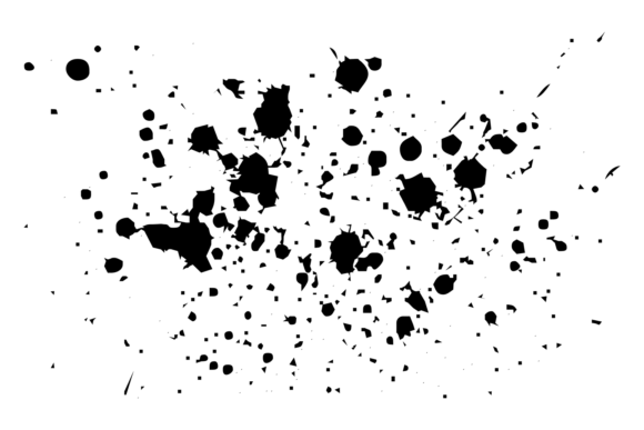 Download Ink Splatter. Grunge Black Paint Drops T - Ink Collection