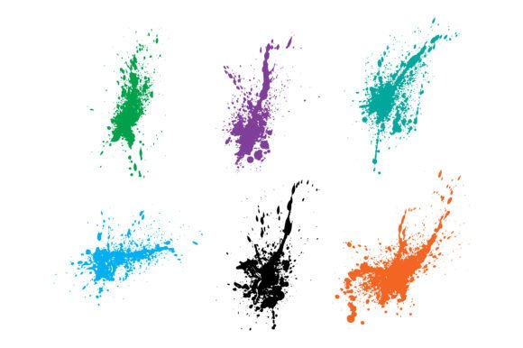 Download Colorful Ink Blot Blood Background - Ink Collection