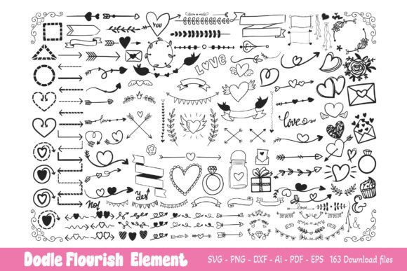Download Doodle Svg, Flourish Svg, Element Svg - Doodle Collection
