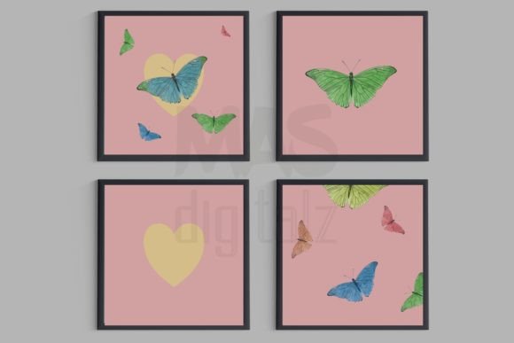 Download Butterfly Baby Nursery Decor Pink - Ink Collection