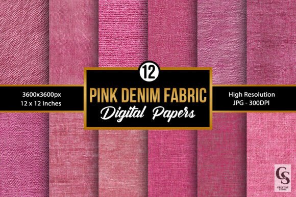Download Pink Denim Fabric Texture Backgrounds - Ink Collection