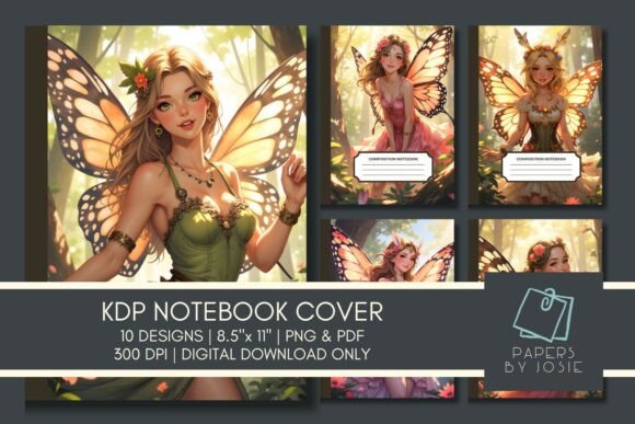 Download Fairy Goddess KDP Notebook Cover - Cover Collection