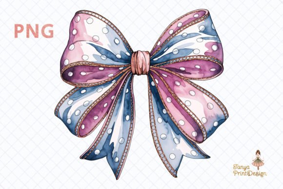 Download Purple &amp; Pink Gradient Bow Clipart PNG - Ink Collection